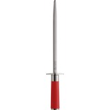 DICK Red Spirit Slijpstaal messenslijper Rood/zilver, 25 cm