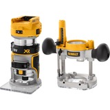 DeWALT 18V XR Brushless accu-invalfrees met verwisselbare zool bovenfrees Geel/zwart, Incl. TSTAK koffer, accu en oplader niet inbegrepen