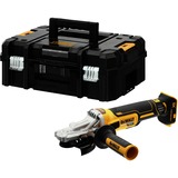 DeWALT Accu Haakse slijper DCG405FNT, 18V Zwart/geel, Accu en oplader niet inbegrepen