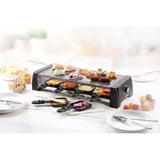 Domo Steengrill Raclette DO9189G gourmetstel Zwart, 2 verwisselbare platen