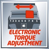 EINHELL Accu boor-/schroefmachine TE-CD 18 Li E Solo schroeftol Rood/zwart, Accu en oplader niet inbegrepen