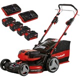 Einhell Accu grasmaaier GE-CM 34/47S Rood/zwart, Accu inbegrepen