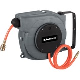 Einhell Automatische luchtslanghaspel DLST 9+1 Grijs/oranje, 10 meter