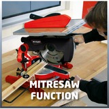 Einhell Kap- en verstekzaag met boventafel TC-MS 3017 T kap- & verstekzaag Rood/zwart