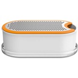 Fiskars Functional Form kaasrasp met opvang- en bewaarbak container Wit/oranje