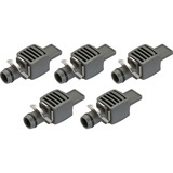 GARDENA Afsluitdop 13 mm (1/2") sluiting Grijs, 8324-20, 5 stuks