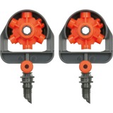 GARDENA Multi 6-sproeikop Oranje/grijs, 1396-20, 2 stuks