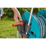 GARDENA Slangenwagen AquaRoll M Turquoise/grijs, 18511-20
