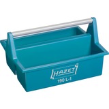 Hazet Plastic draagkoffer 190L-1 gereedschapskist Blauw, Stevige aluminium draaggreep