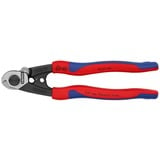 KNIPEX Staaldraadschaar met bevestigingshaak 95 62 190  kniptang Blauw