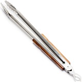 Petromax BBQ and Coal Tongs za1 grill bestek Roestvrij staal/houtkleur, 41 cm