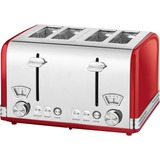 ProfiCook PC-TA 1194 broodrooster Rood/zilver