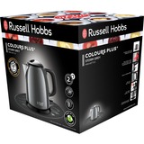 Russell Hobbs Colours Plus+ Storm Grey mini waterkoker Grijs, 1 l
