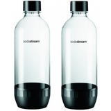 SodaStream Tritan-fles Duopack 1L drinkfles Transparant/zwart, 2 stuks