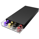 Tavola Swiss Casetto 40 Capsule houder Zwart/transparant, voor 40 Nespresso capsules