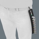 Wera Belt B 3 TORX® HF Zyklop Bitdoppen set TORX dopsleutel Zwart/zilver, met vasthoudfunctie, 3/8" -aandrijving, 9-delig