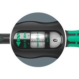 Wera Click-Torque B 2 draaimomentsleutel met omschakelratel, 20-100 Nm Zwart/groen