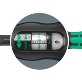 Wera Click-Torque C 1 draaimomentsleutel met omschakelratel﻿, 10-50 Nm Zwart/groen, Uitvoering 1/2"