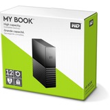 WD My Book, 12 TB externe harde schijf Zwart, WDBBGB0120HBK, Micro-USB-B 3.2 (5 Gbit/s)