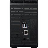 WD My Cloud EX2 Ultra, 6 TB nas Zwart, WDBVBZ0060JCH, USB 3.0