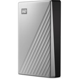 WD My Passport Ultra for Mac, 5 TB externe harde schijf Zilver/zwart, WDBPMV0050BSL-WESN, USB-C 3.2 (5 Gbit/s)