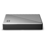WD My Passport Ultra for Mac, 5 TB externe harde schijf Zilver/zwart, WDBPMV0050BSL-WESN, USB-C 3.2 (5 Gbit/s)
