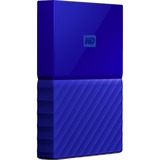 WD My Passport, 4 TB externe harde schijf blauw, WDBYFT0040BBL-WESN, Micro-USB-B 3.2 (5 Gbit/s)