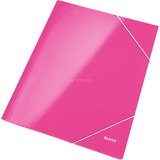 Leitz WOW 3-klepsmap karton Pink