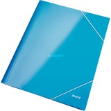 Leitz WOW 3-klepsmap karton blauw
