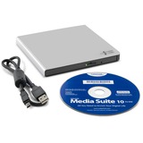 Hitachi-LG Data Storage GP57ES40 externe dvd-brander Zilver, M-Disc, Retail
