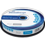 MediaRange BD-R 25 GB blu-ray media 6x, 10 stuks, Retail