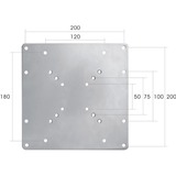 Neomounts by Newstar Verloopplaat FPMA-VESA200 bevestiging Zilver, Retail