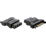 DeLOCK Adapter 15-Pin SATA > 4-Pin IDE Zwart, 82326