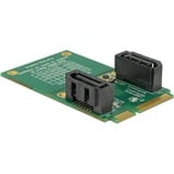 DeLOCK Converter mSATA male > 2 x SATA controller 