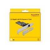 DeLOCK PCI Express x1 Kaart naar 1x 2,5 GB LAN netwerkadapter 