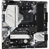 ASRock B550M Pro4 socket AM4 moederbord RAID, Gb-LAN, Sound, µATX