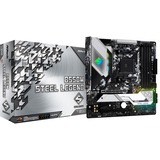 ASRock B550M Steel Legend socket AM4 moederbord RAID, Gb-LAN, Sound, µATX