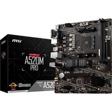 MSI A520M PRO, socket AM4 moederbord RAID, Gb-LAN, Sound, µATX