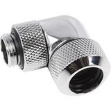 Alphacool Eiszapfen 13mm HardTube compressiefitting 90° draaibaar verbinding Chroom