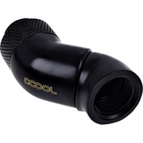 Alphacool Eiszapfen Angled Adaptor Double-45 graden aansluiting Zwart