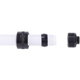 Alphacool Eiszapfen PRO 16 mm HardTube Fitting G1/4 - Deep Black verbinding Zwart, 6 stuks