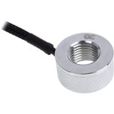 Alphacool Eiszapfen temperatuursensor G1/4 IG/IG met AG-adapter Chroom
