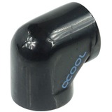 Alphacool HF L- connector 2 x G1/4 verbinding Zwart