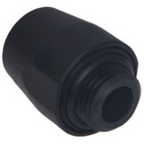 Alphacool HF compression Fitting TPV - 12,7/7,6mm Straight verbinding Zwart (mat), 6 stuks