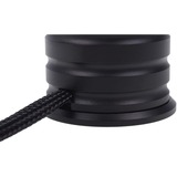 Alphacool Powerbutton met push-button 19mm red lighting - deep black schakelaar Zwart, Rode LED