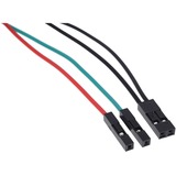 Alphacool Powerbutton met push-button 19mm red lighting - deep black schakelaar Zwart, Rode LED