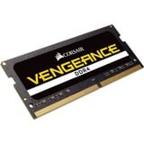 Corsair 16 GB DDR4-2666 Kit laptopgeheugen Zwart, CMSX16GX4M2A2666C18, Vengeance