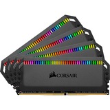 Corsair 32 GB DDR4-3600 Quad-Kit werkgeheugen Zwart, CMT32GX4M4C3600C18, Dominator Platinum RGB, XMP