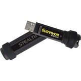 Corsair Flash Survivor Stealth 256 GB  usb-stick Zwart, CMFSS3B-256GB