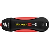 Corsair Flash Voyager GT USB 3.0 256 GB usb-stick Zwart/rood, USB 3.0